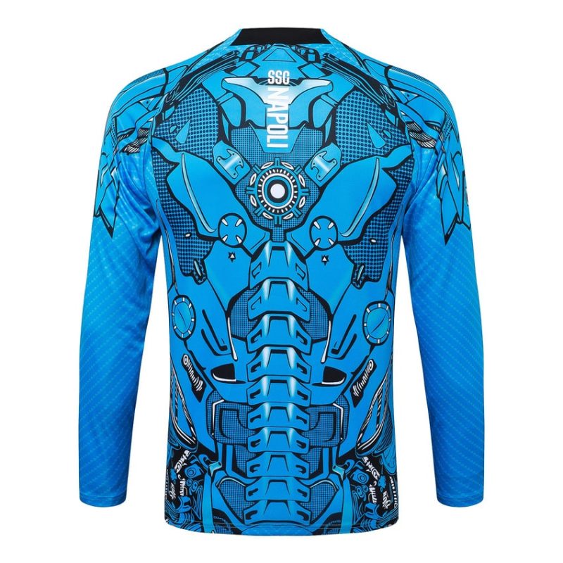Survetement Naples Training 2025 2026 Bleu Motif (2) Survetement Naples Training 2025 2026 Bleu Motif