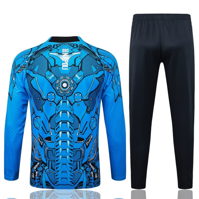 Survetement Naples Veste 2025 2026 Bleu Motif (3) Survetement Naples Veste 2025 2026 Bleu Motif