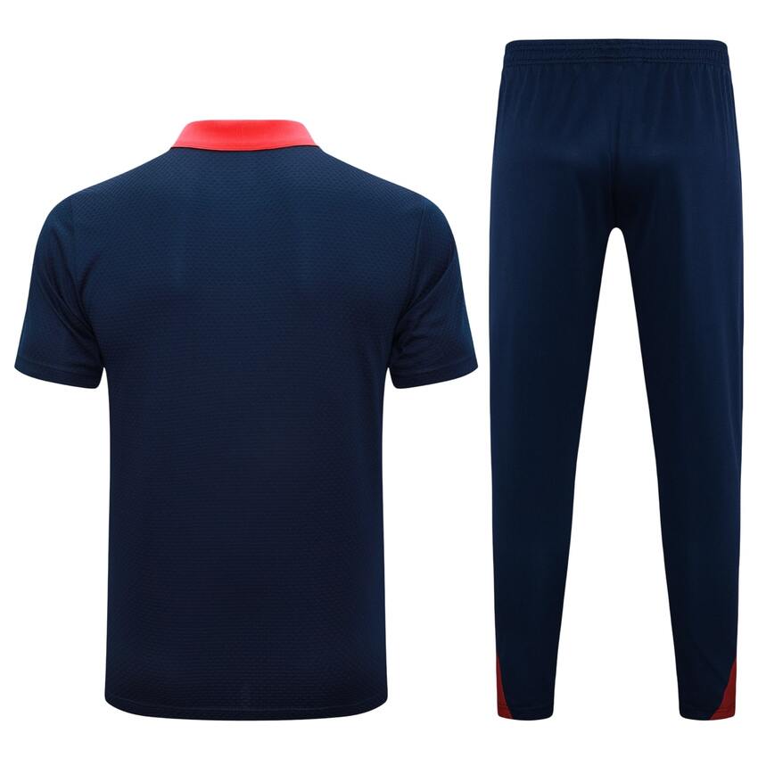 Survetement PSG Polo 2025 2026 Bleu Rouge