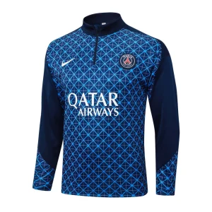Survetement PSG Training 2025 2026 Bleu Grille