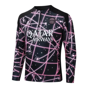 Survetement PSG Training 2025 2026 Noir Rose