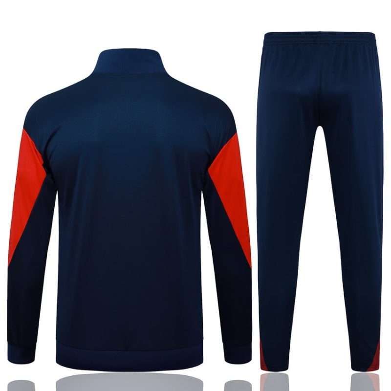 Survetement PSG Veste 2025 2026 Bleu Rouge (2) Survetement PSG Veste 2025 2026 Bleu Rouge