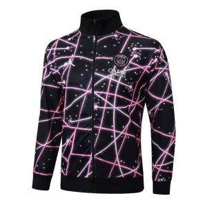 Survetement PSG Veste 2025 2026 Noir Rose