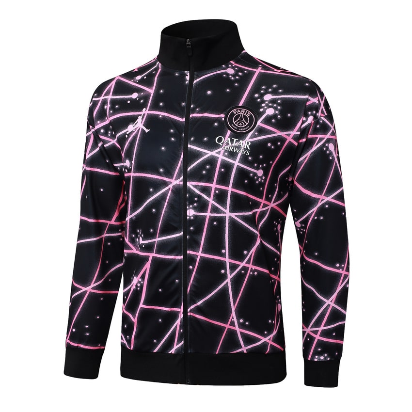 Survetement PSG Veste 2025 2026 Noir Rose