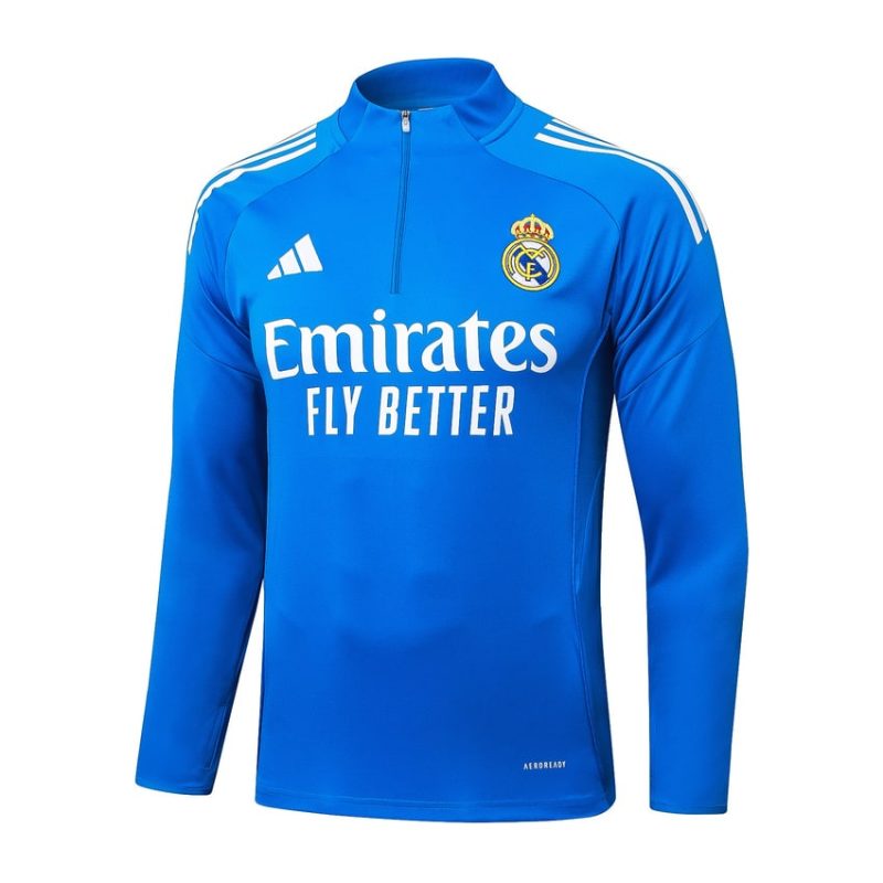 Survetement Real Madrid Training 2025 2026 Bleu Clair (2) Survetement Real Madrid Training 2025 2026 Bleu Clair