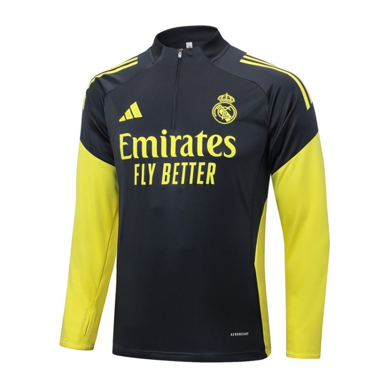 Survetement Real Madrid Training 2025 2026 Noir Foncé (4) Survetement Real Madrid Training 2025 2026 Noir Foncé