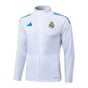Real Madrid Tracksuit peleue 2025 2026 White Blue