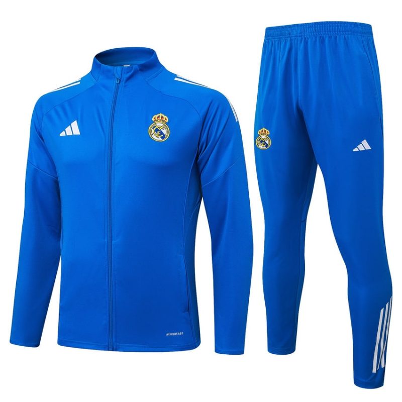Survetement Real Madrid Veste 2025 2026 Bleu Clair