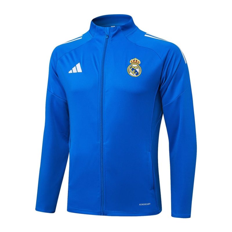 Survetement Real Madrid Veste 2025 2026 Bleu Clair (4) Survetement Real Madrid Veste 2025 2026 Bleu Clair