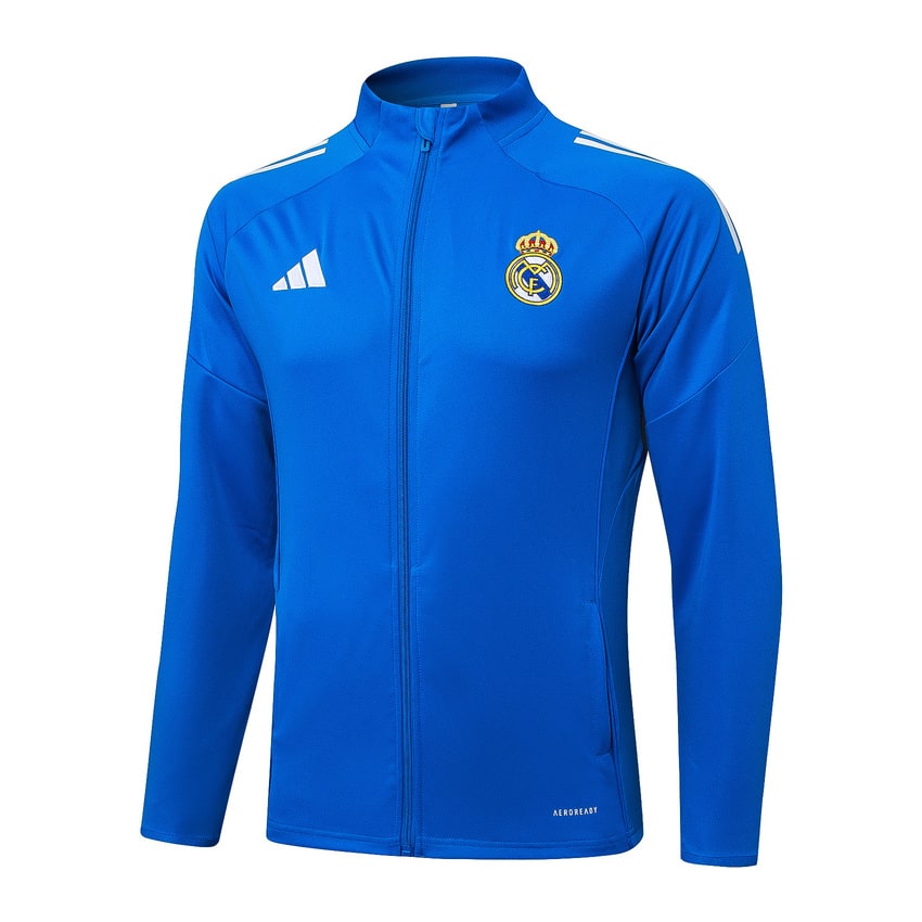 Survetement Real Madrid Veste 2025 2026 Bleu Clair