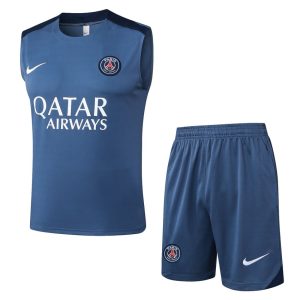 Debardeur Short PSG 2025 2026 Bleu Océan