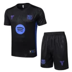 Barca 2025 2026 Black Charcoal Jersey Shorts Set