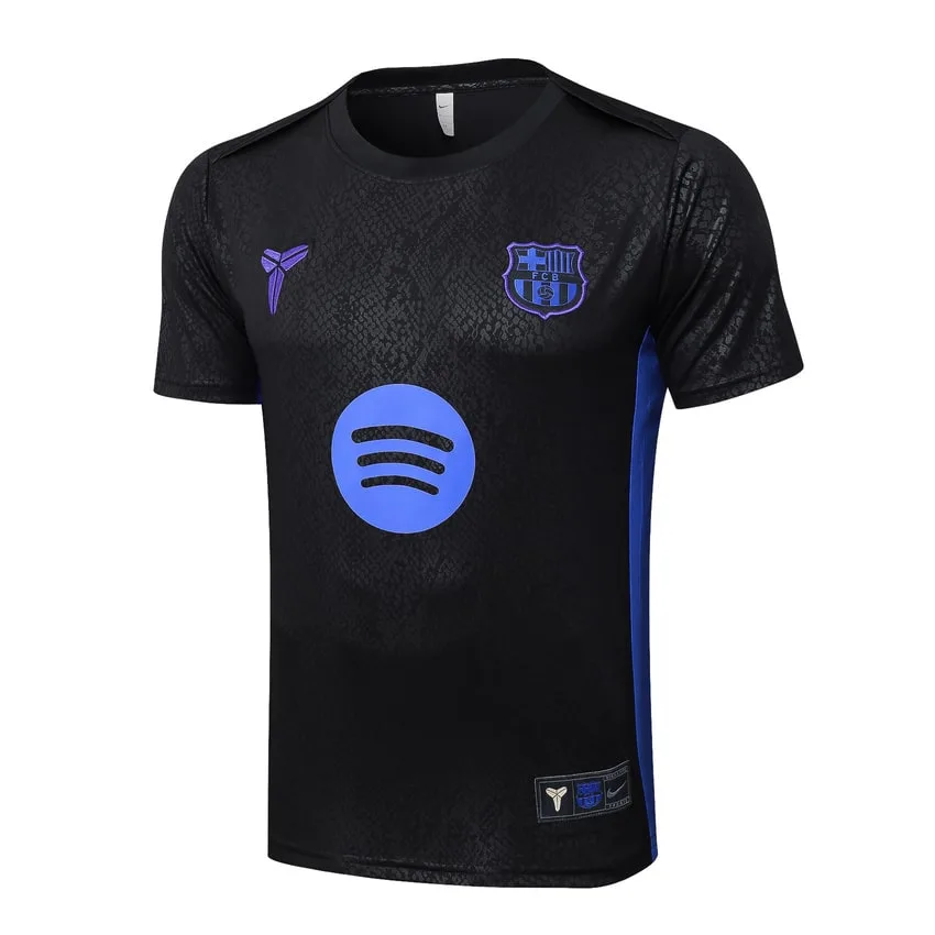 Barca 2025 2026 Black Charcoal Jersey Shorts Set