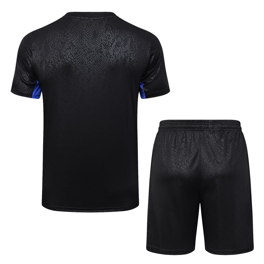 Ensemble Maillot Short Barca 2025 2026 Noir Charbon