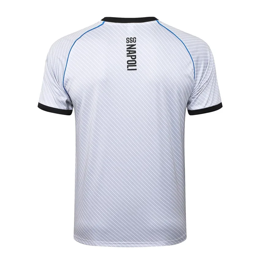 Ensemble Maillot Short Naples 2025 2026 Blanc