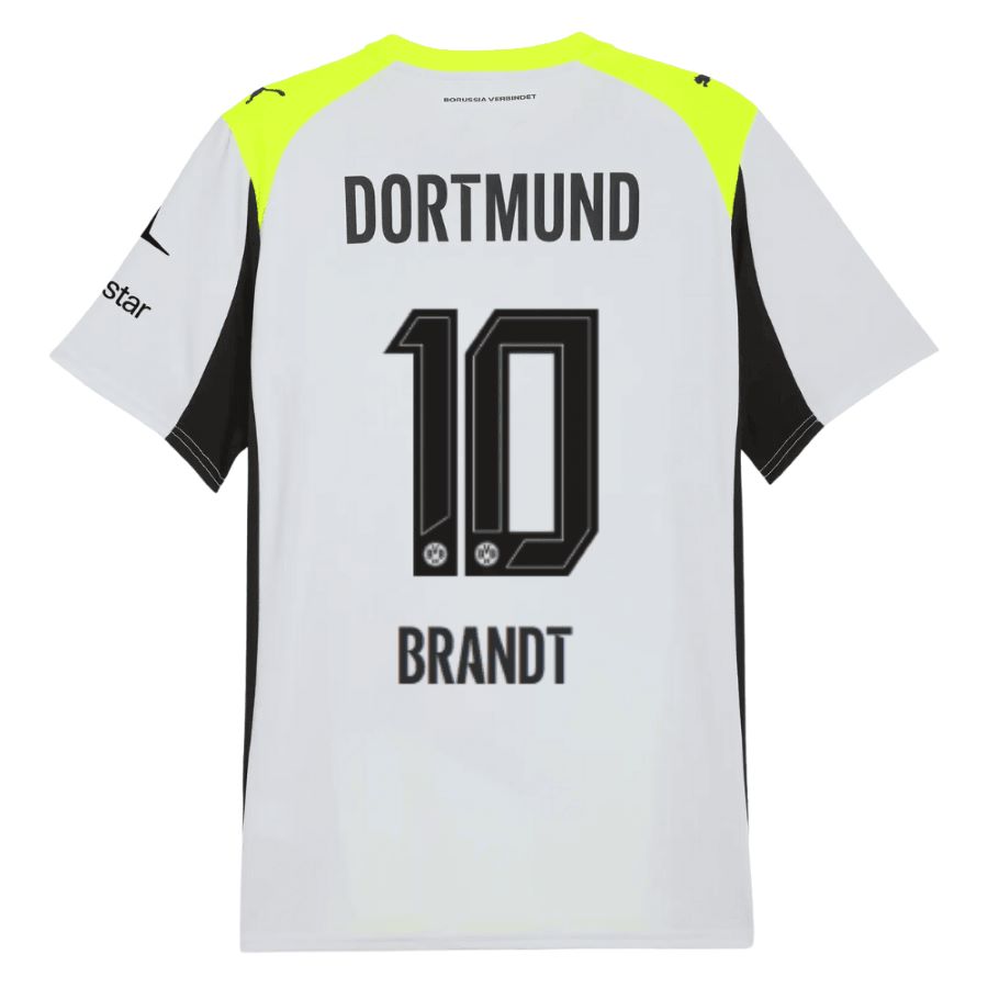 Maillot BVB Dortmund Exterieur 2025 2026 Brandt (2)