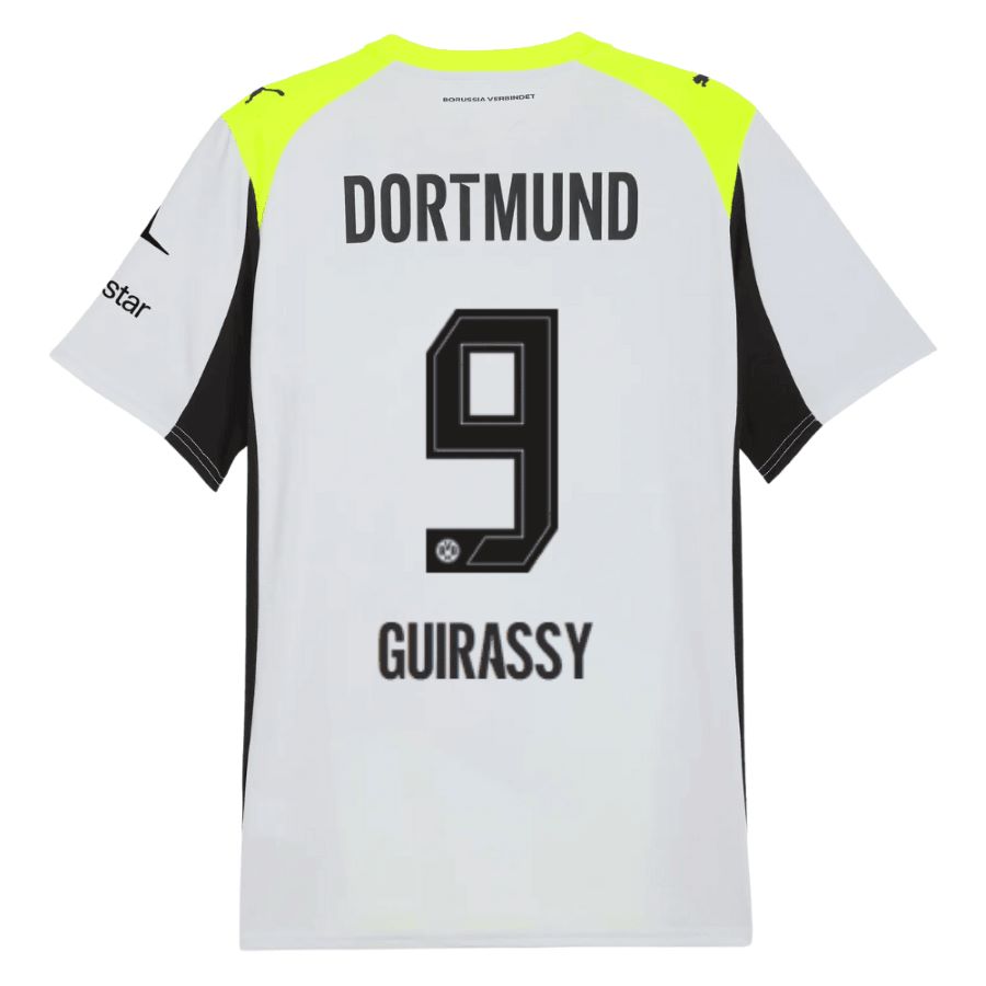 Maillot BVB Dortmund Exterieur 2025 2026 Guirassy (2)