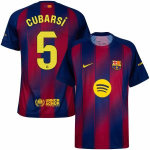Maillot Barca Domicile 2025 2026 Cubarsi 5 La Liga (1)
