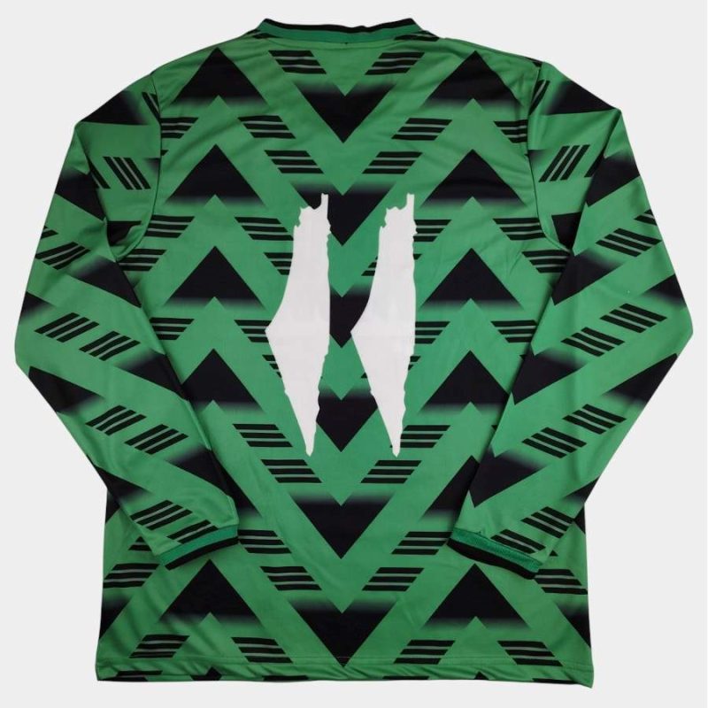 Maillot FC Palestine 2024 2025 Vert Manches Longues (2) Maillot FC Palestine 2024 2025 Vert Manches Longues (2)