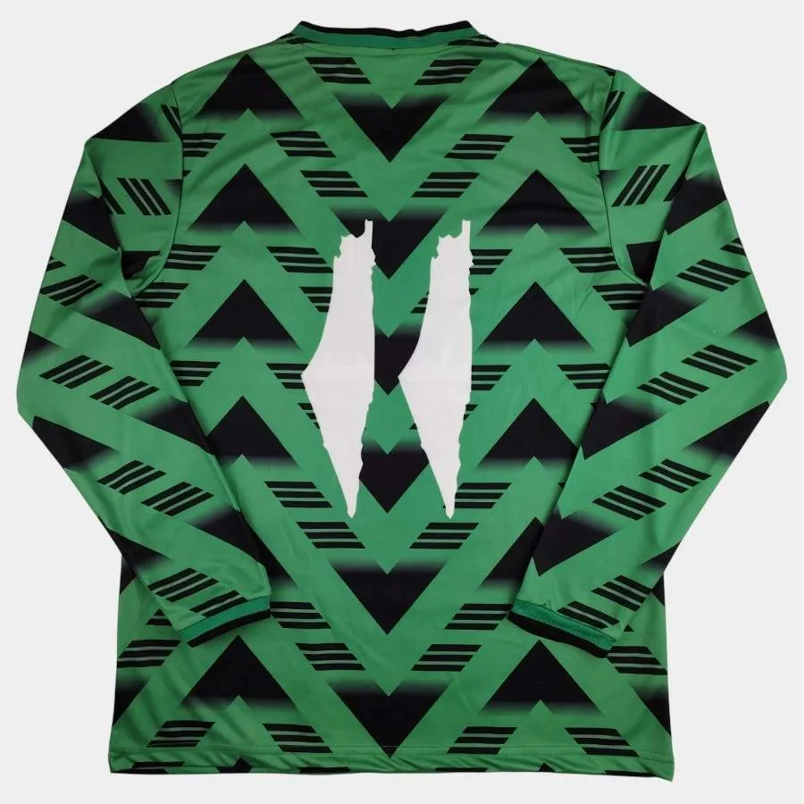 Maillot FC Palestine 2024 2025 Vert Manches Longues (2)