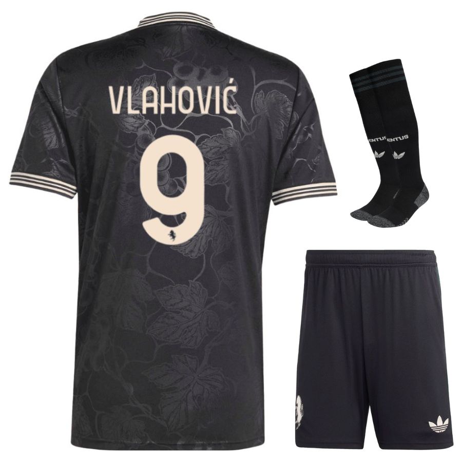 Maillot Kit Enfant Juventus Third 2025 2026 Vlahovic