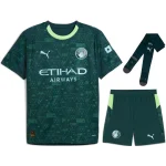 Manchester City Fourth 2025 2026 Kids Kit Jersey (1)
