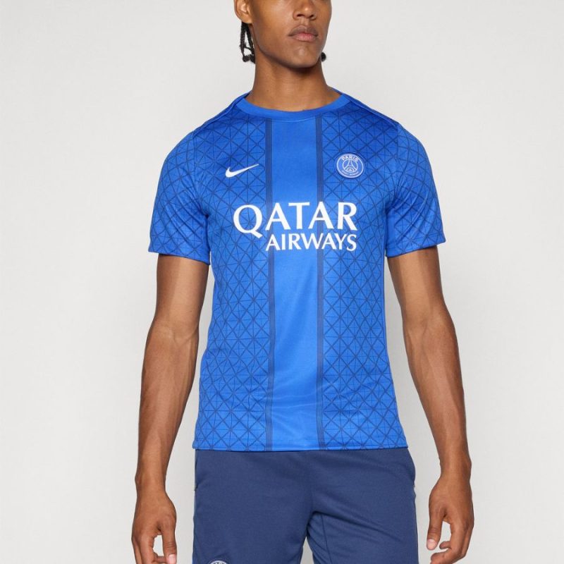 Maillot Pre Match PSG 2025 2026 Bleu (2) Maillot Pre Match PSG 2025 2026 Bleu (2)