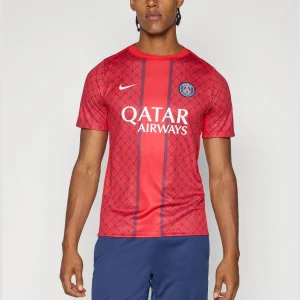 Maillot Pre Match PSG 2025 2026 Rouge (2)