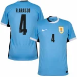 Uruguay Home Shirt 2025 2026 R. Araujo (1)