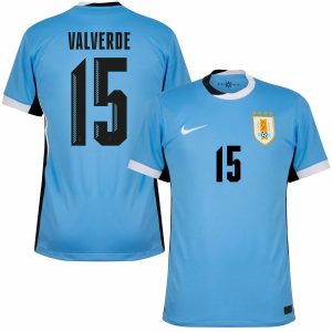 Maillot Uruguay Domicile 2025 2026 Valverde (1)