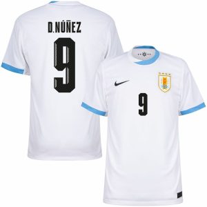 Maillot Uruguay Exterieur 2024 2025 D. Nunez (1)