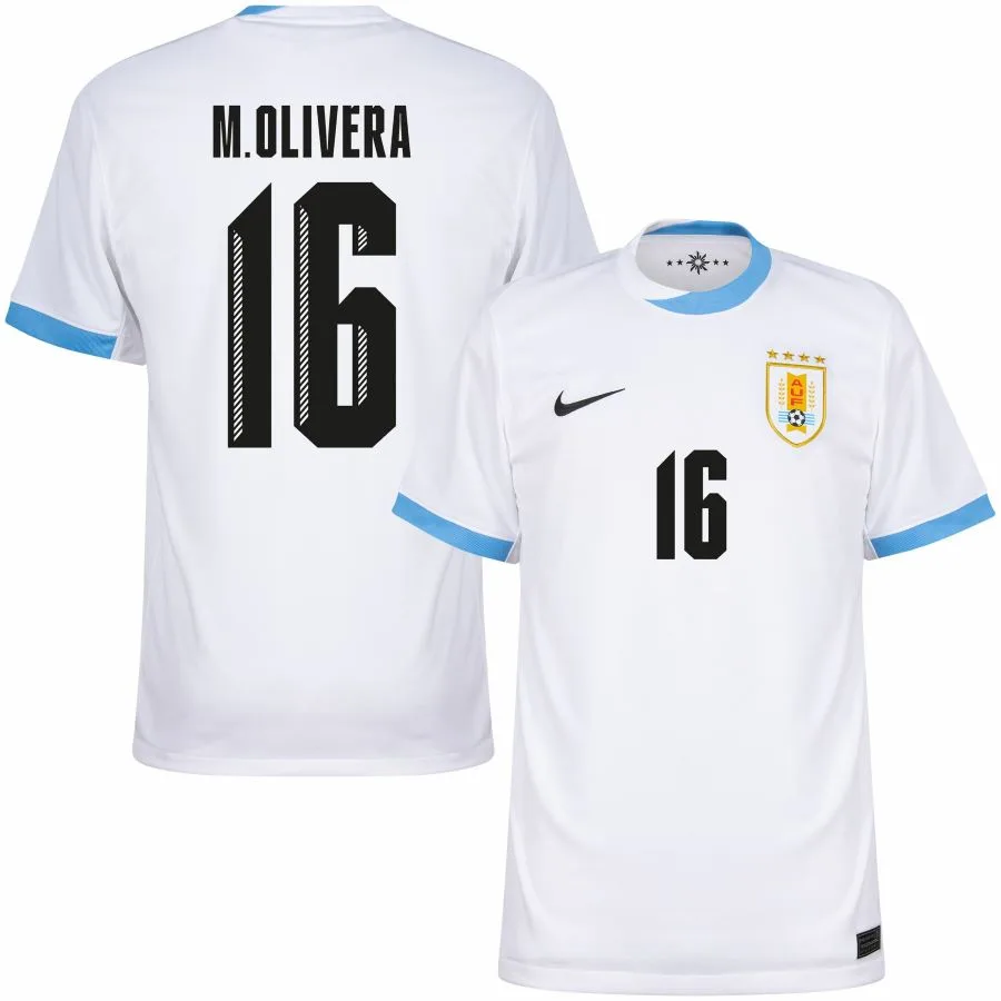 Maillot Uruguay Exterieur 2024 2025 M. Olivera (1)