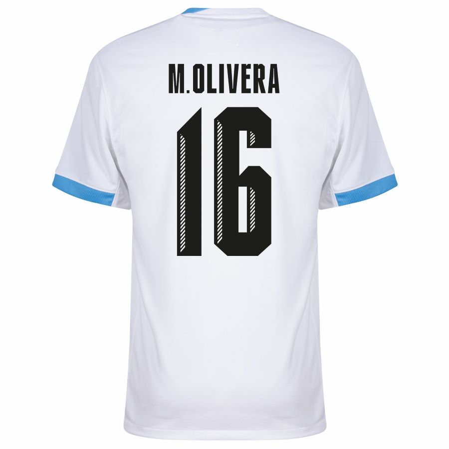 Maillot Uruguay Exterieur 2024 2025 M. Olivera (2)