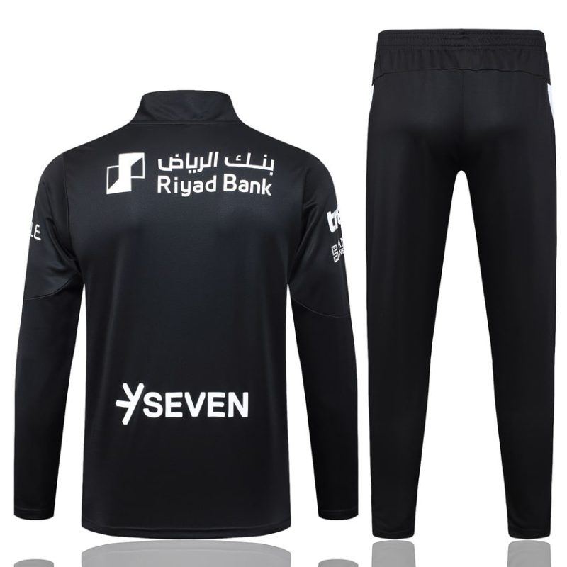 Survetement Al Hilal Training 2025 2026 Noir Nuit (2) Survetement Al Hilal Training 2025 2026 Noir Nuit