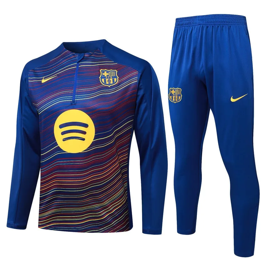 Tuta da allenamento Barca 2025 2026 Azzurro