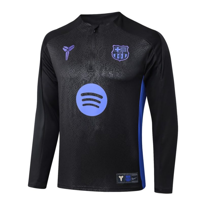 Survetement Barca Training 2025 2026 Noir Charbon (2) Survetement Barca Training 2025 2026 Noir Charbon