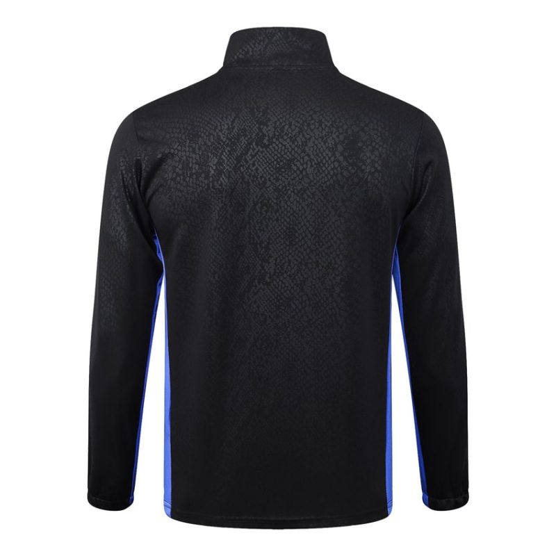 Survetement Barca Veste 2025 2026 Noir Charbon (4) Survetement Barca Veste 2025 2026 Noir Charbon