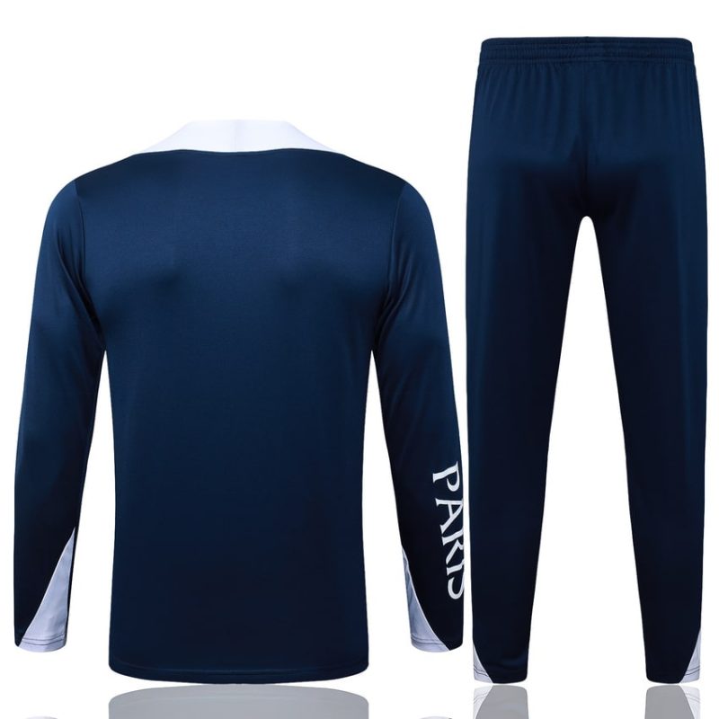 Survetement PSG Training 2025 2026 Bleu Blanc (3) Survetement PSG Training 2025 2026 Bleu Blanc