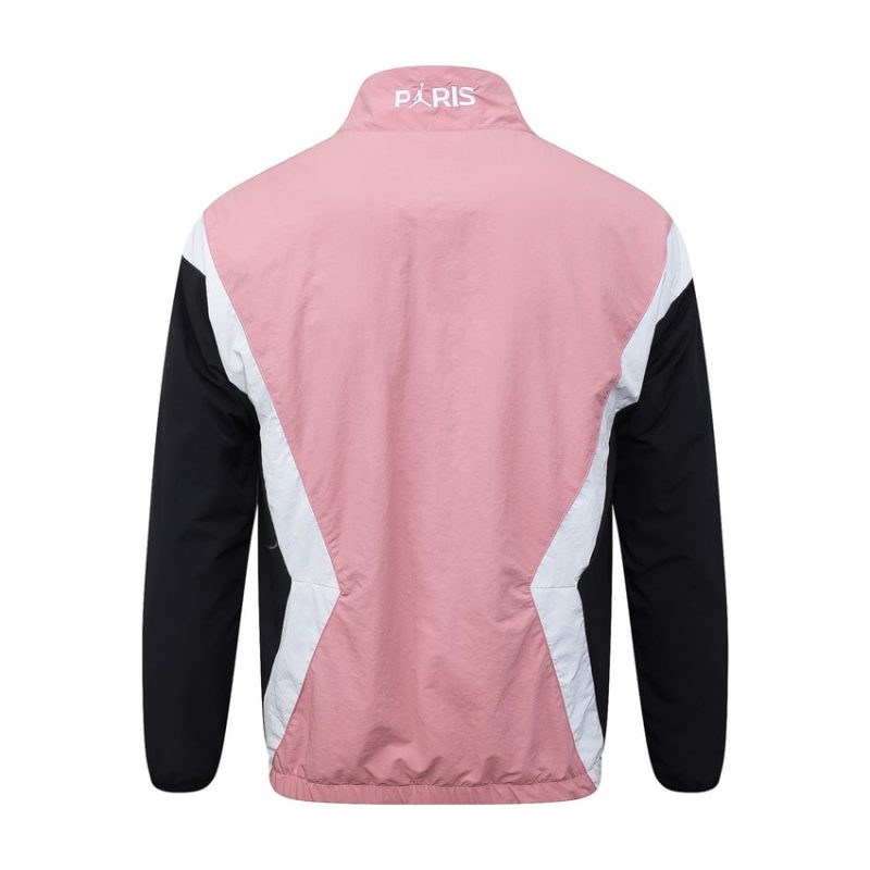 Survetement PSG Veste 2025 2026 Rose Noir (3) Survetement PSG Veste 2025 2026 Rose Noir