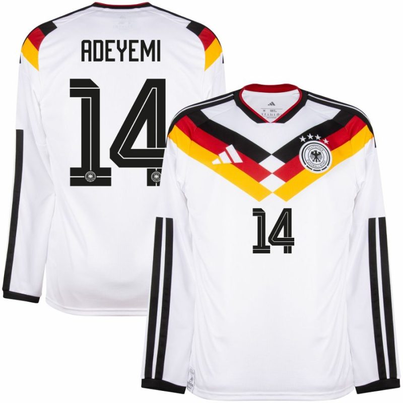 Maillot Allemagne Domicile 2026 2027 Manches Longues Adeyemi (1) Maillot Allemagne Domicile 2026 2027 Manches Longues Adeyemi (1)