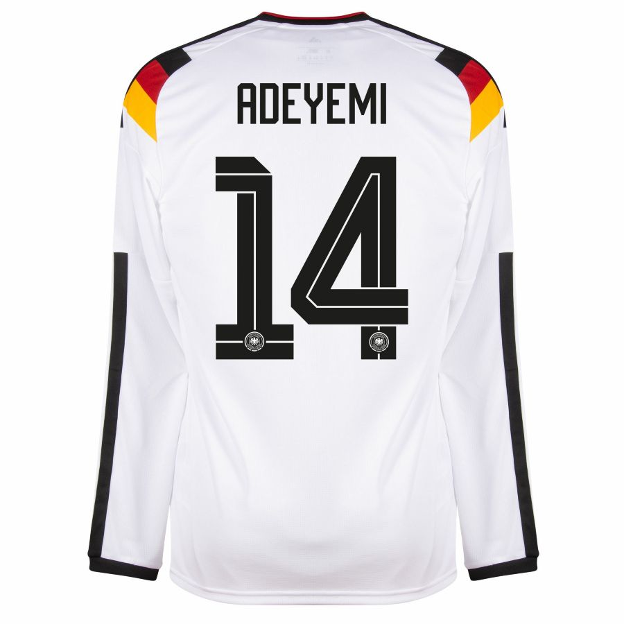 Maillot Allemagne Domicile 2026 2027 Manches Longues Adeyemi (2) Maillot Allemagne Domicile 2026 2027 Manches Longues Adeyemi (2)