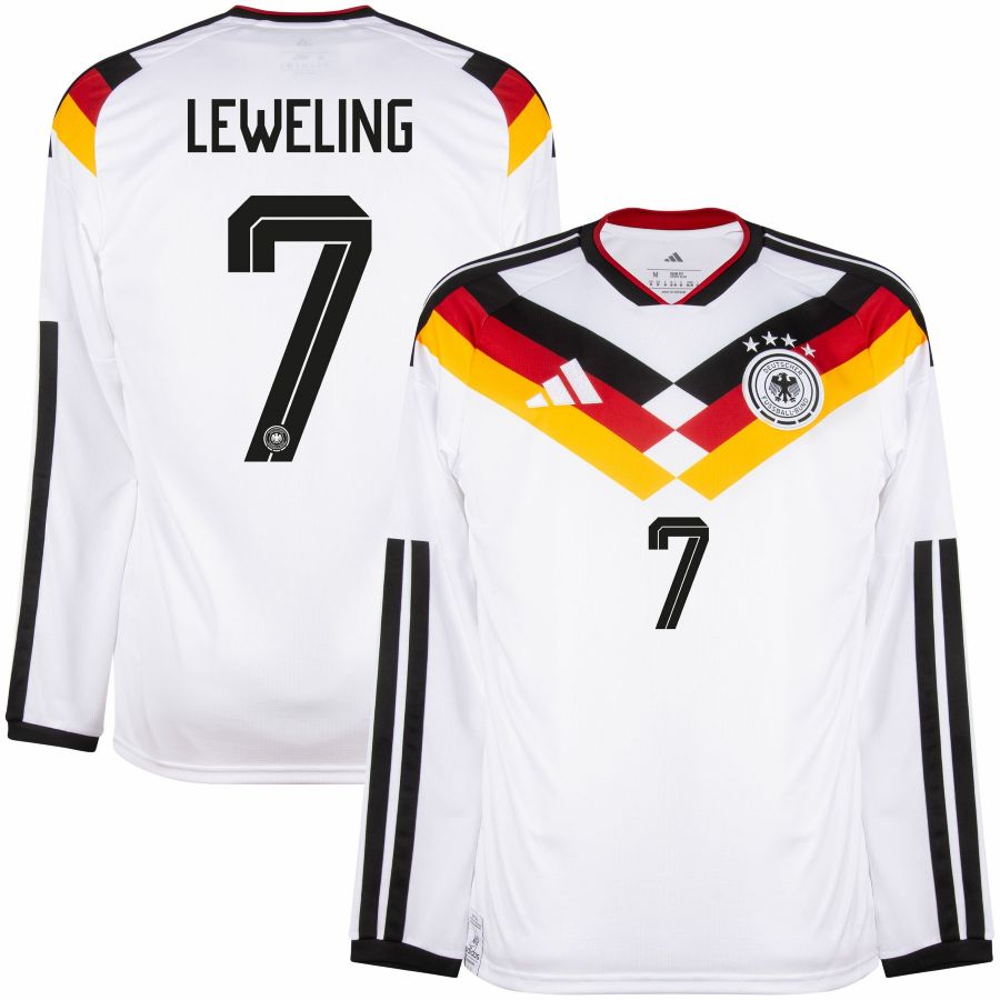 Maillot Allemagne Domicile 2026 2027 Manches Longues Leweling (1) Maillot Allemagne Domicile 2026 2027 Manches Longues Leweling (1)