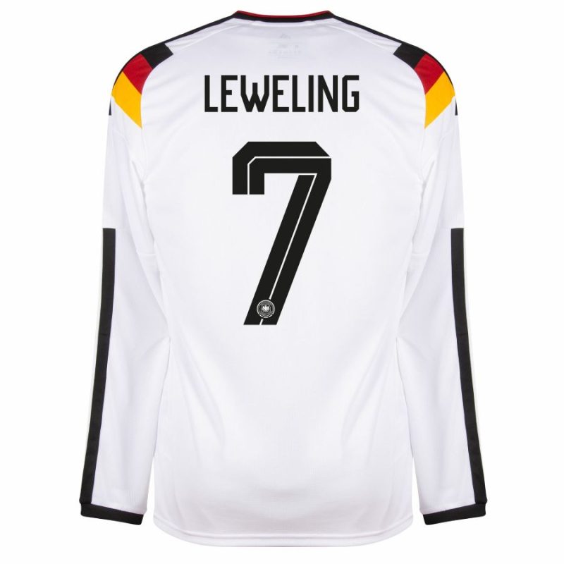 Maillot Allemagne Domicile 2026 2027 Manches Longues Leweling (2) Maillot Allemagne Domicile 2026 2027 Manches Longues Leweling (2)