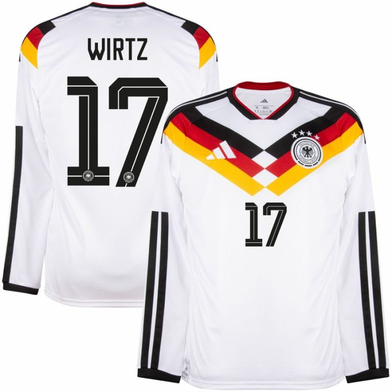 Maillot Allemagne Domicile 2026 2027 Manches Longues Wirtz (1) Maillot Allemagne Domicile 2026 2027 Manches Longues Wirtz (1)