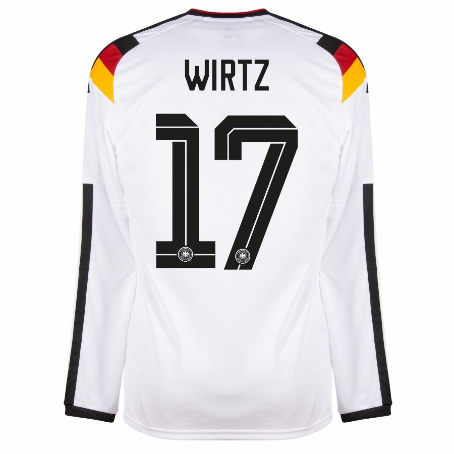 Maillot Allemagne Domicile 2026 2027 Manches Longues Wirtz (2) Maillot Allemagne Domicile 2026 2027 Manches Longues Wirtz (2)