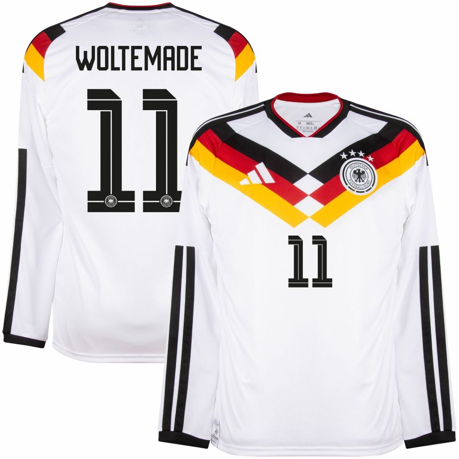 Maillot Allemagne Domicile 2026 2027 Manches Longues Woltemade (1) Maillot Allemagne Domicile 2026 2027 Manches Longues Woltemade (1)
