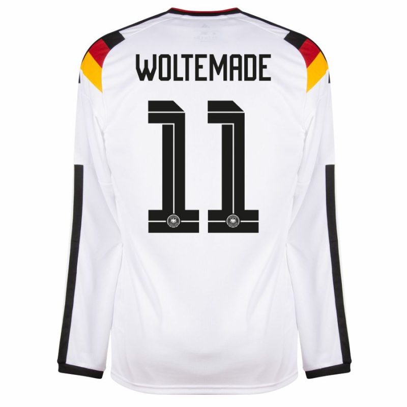 Maillot Allemagne Domicile 2026 2027 Manches Longues Woltemade (2) Maillot Allemagne Domicile 2026 2027 Manches Longues Woltemade (2)