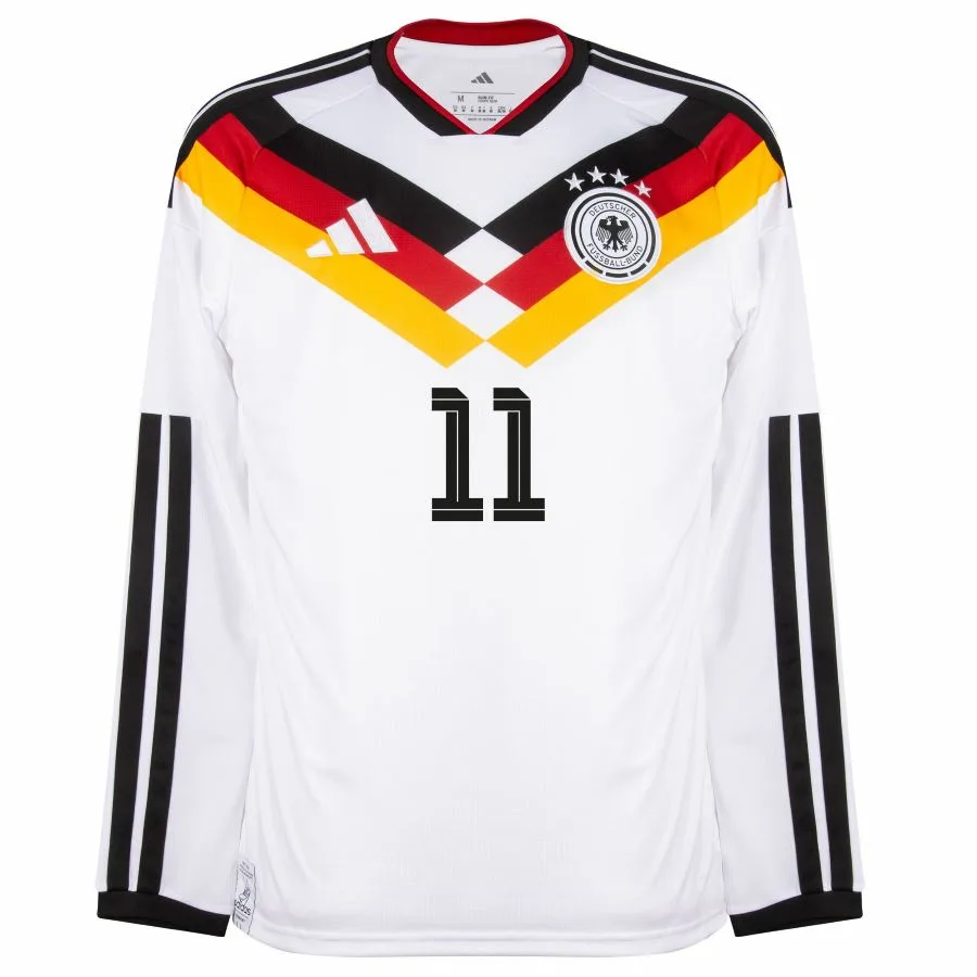 Maillot Allemagne Domicile 2026 2027 Manches Longues Woltemade(3)