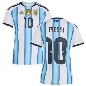 Maillot Argentine Domicile 2025 2026 Messi Femme