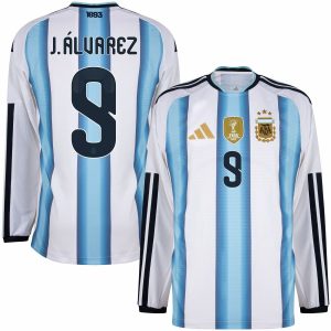 Maillot Argentine Domicile 2026 2027 Manches Longues J. Alvarez (1)